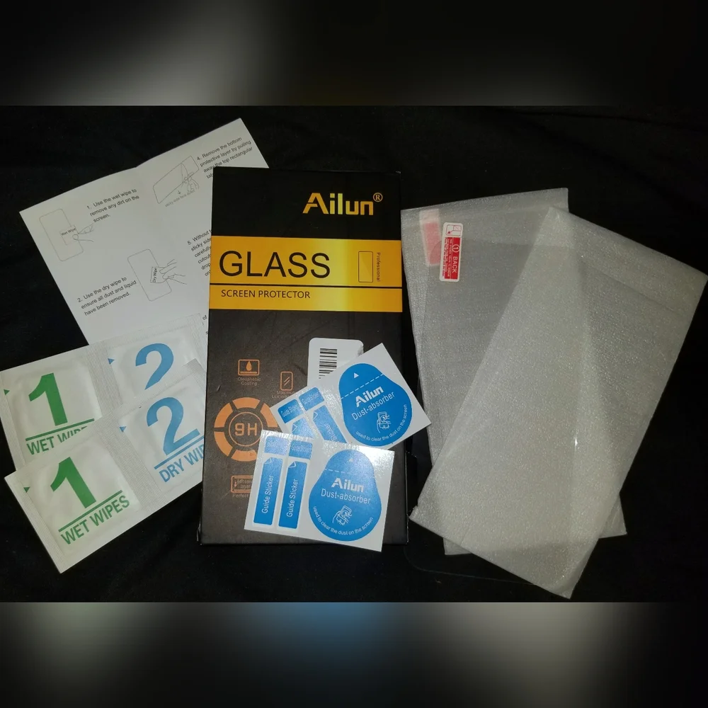 Ailun Glass Screen Protector 2 Pack Kit for iPhone 14 Pro Max